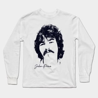 Retro 70s John Prine Long Sleeve T-Shirt